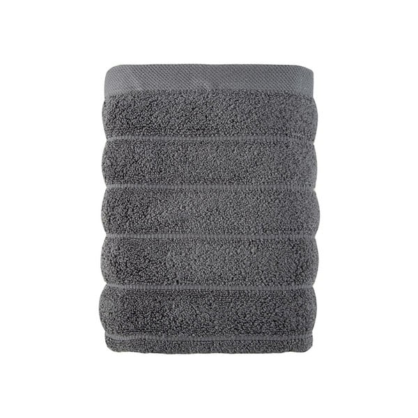 Asciugamano in cotone grigio scuro 30x50 cm Frizz - Foutastic
