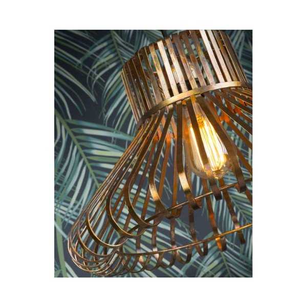 Lampada a sospensione con paralume in metallo color oro ø 43 cm Meknes - it's about RoMi-image-4