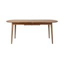 Tavolo da pranzo con piano effetto noce allungabile con estensione 90x180 cm Twist – Zuiver