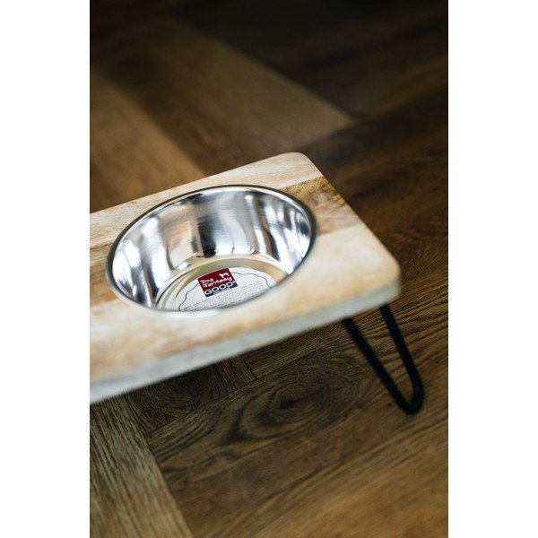 Set di ciotole con supporto in legno per cane Dog Fantasy – Plaček Pet Products-image-3