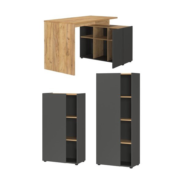 Set da ufficio angolare 90x120 cm Adrano - Germania