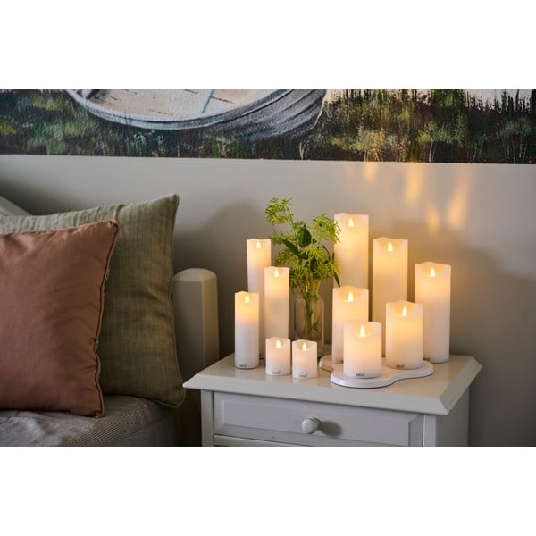Candele LED in set da 3 (altezza 15 cm) Sara - Sirius-image-1