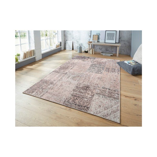 Tappeto rosa chiaro Pleasure Denain, 200 x 290 cm - Elle Decoration-image-1
