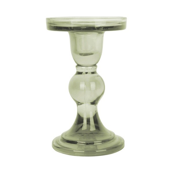Portacandele in vetro verde Art Glass Art - PT LIVING