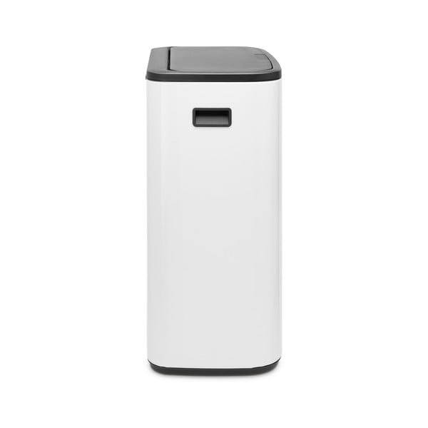Bidone in acciaio bianco touch per raccolta differenziata 60 l Bo Touch Bin - Brabantia-image-2