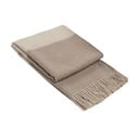 Coperta di lana premium beige, 140 x 200 cm - LANZARETTI