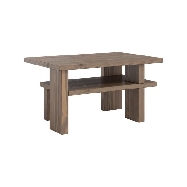 Tavolino da salotto marrone in pino massiccio 45x68 cm Japan – Karup Design