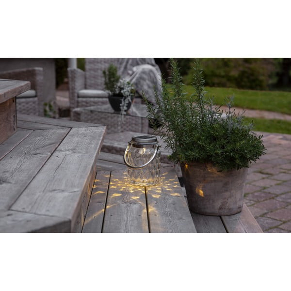 Decorazione a luce solare LED per esterni, altezza 16 cm Pireus - Star Trading-image-3
