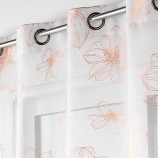 Tenda bianca e rosa 140x280 cm Joyce - douceur d'intérieur