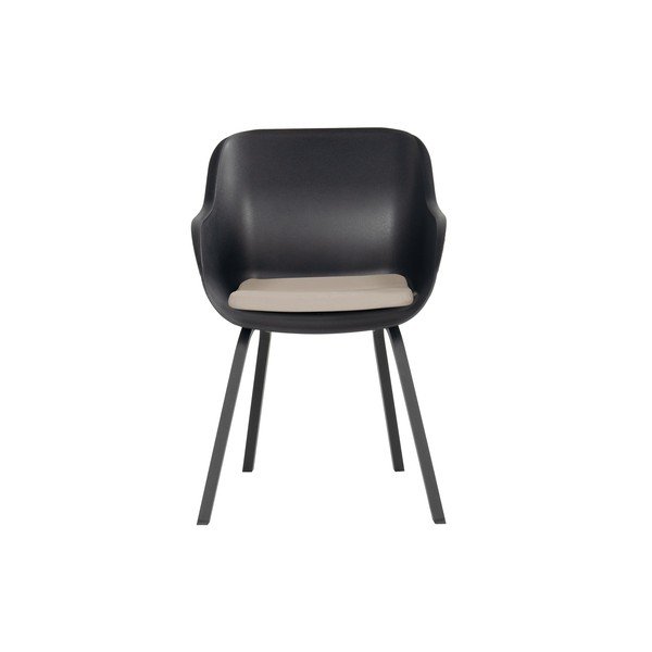 Set di 2 sedie da giardino in plastica nera Le Soleil Element - Hartman-image-2