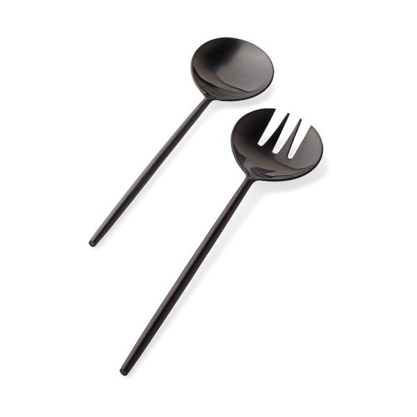 Mestoli da insalata in acciaio inox 2 pz Bronte – Bizzotto-image-1