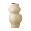 Vaso beige in ceramica (altezza totale 19,5 cm) Rona – House Nordic