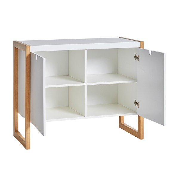 Cassettiera bianca , 90 x 75 cm Square - Marckeric-image-4