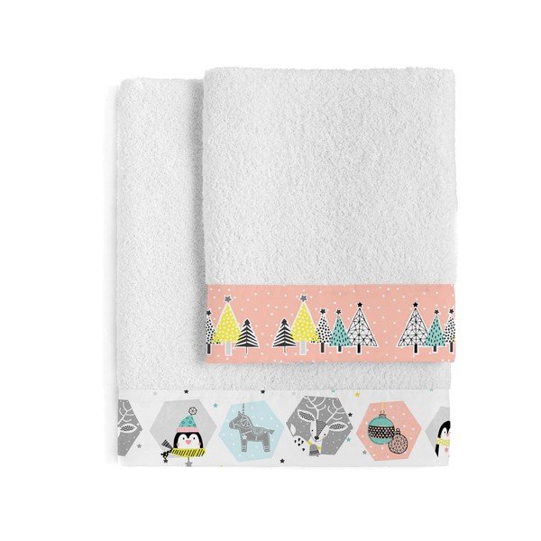 Sada 2 dětských osušek Moshi Moshi Winter