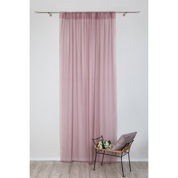 Tenda rosa 140x245 cm Voile - Mendola Fabrics