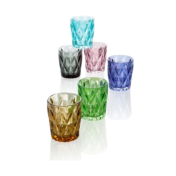 Set di 6 bicchieri , 270 ml Diamante - Brandani