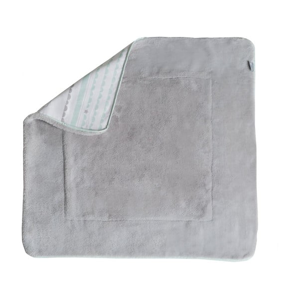 Coperta per bambini bianca/color menta in micropile 80x80 cm Happy Cloud – Roba-image-2