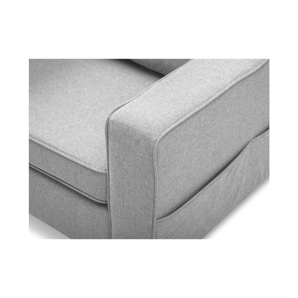 Poltrona grigia Narcisse - Mazzini Sofas-image-3