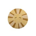 Tappeto per bambini beige e color ambra in lana ø110 cm Sun – Bloomingville Mini