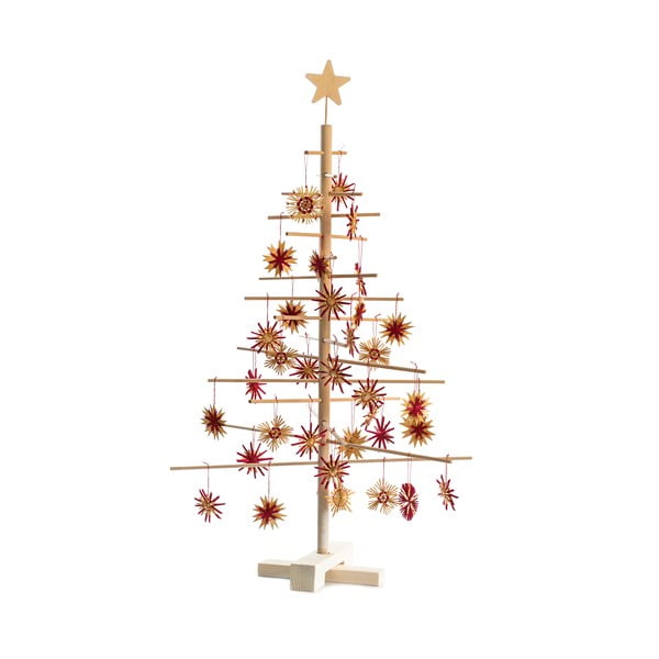 Albero di Natale in legno, altezza 75 cm - Nature Home-image-2