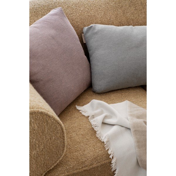 Copriletto in lana grigio chiaro Merino - Blomus-image-2