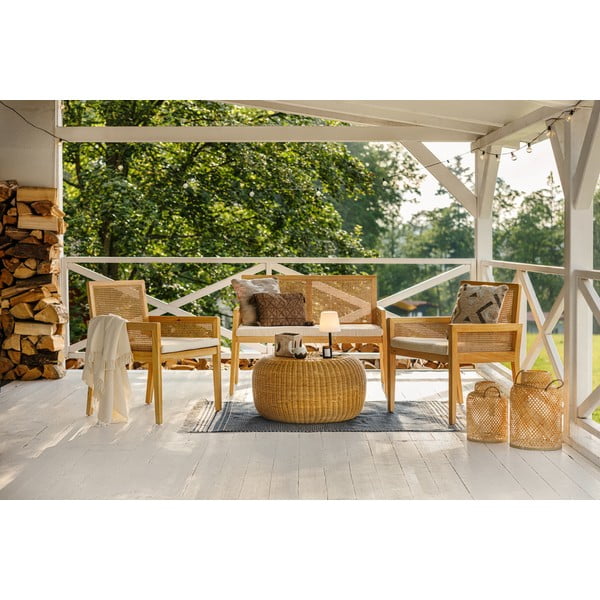 Tappeto da esterno bifacciale blu scuro in plastica riciclata , 120 x 180 cm Civil - Green Decore-image-2