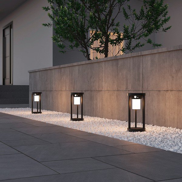 Apparecchio per esterni a LED con sensore di movimento (altezza 25 cm) Carmo - Trio-image-1