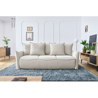 Divano letto crema 226 cm Leon - Bobochic Paris