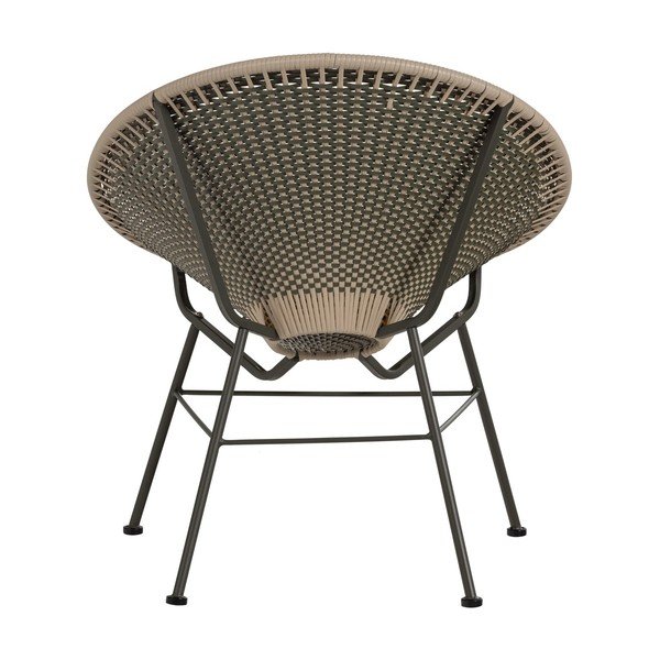 Poltrona da esterno verde in rattan artificiale Kazoun – WOOOD-image-2