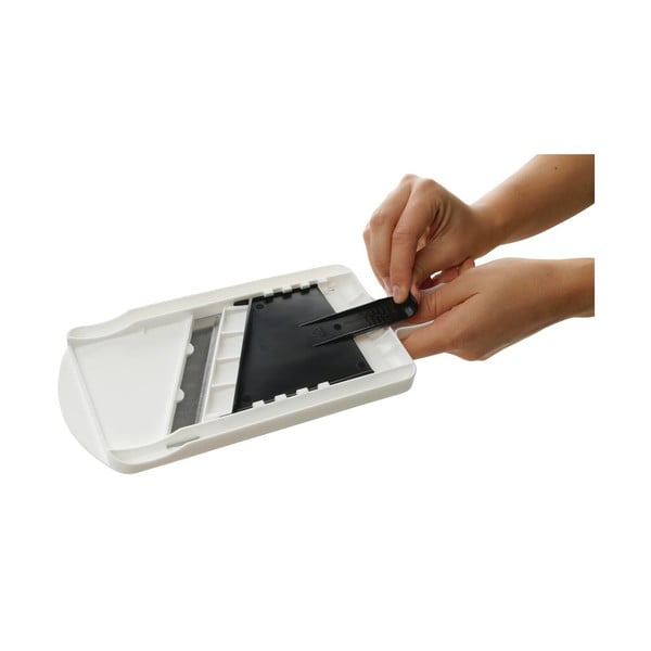 Affettaverdure regolabile bianco e nero Food & More - Fackelmann-image-3