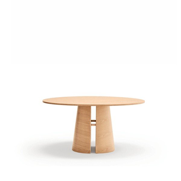 Tavolo da pranzo rotondo con effetto frassino ø 157 cm Cep – Teulat