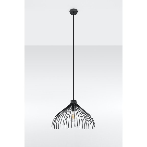 Apparecchio a sospensione nero Umea - Sollux-image-1