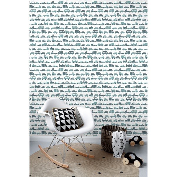 Carta da parati per bambini in lana 10 m x 53 cm Cars - Vavex-image-1