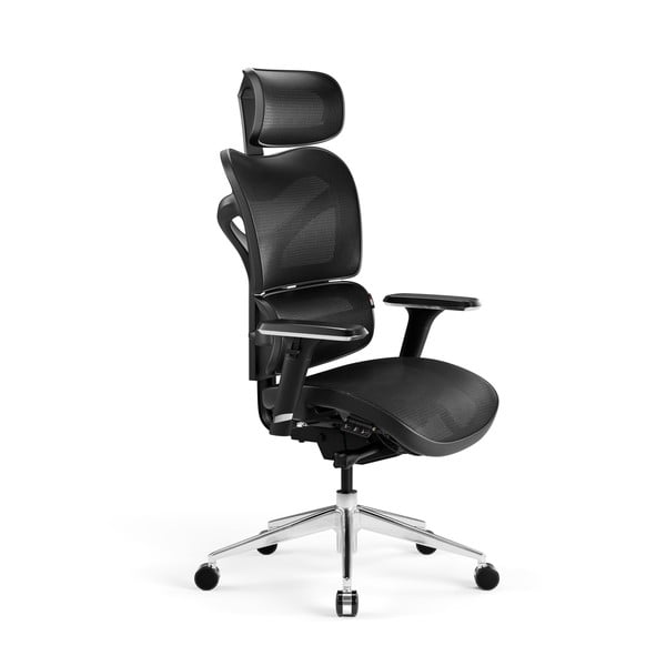 Sedia da ufficio nera V-Commander - Diablo Chairs
