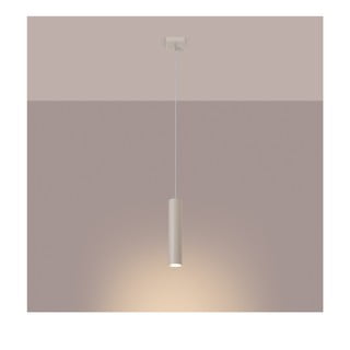 Lampadario color crema ø 8 cm Castro – Nice Lamps