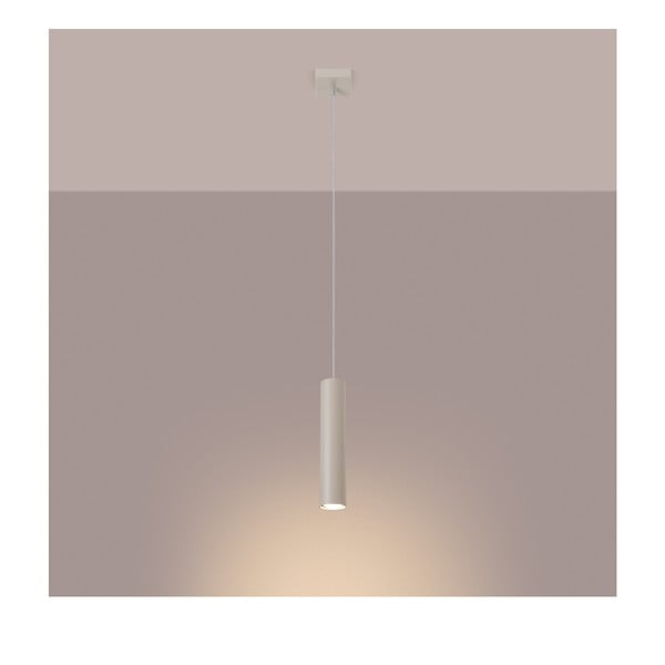 Lampadario color crema ø 8 cm Castro – Sollux-image-3