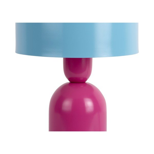Lampada da tavolo blu/rosa in metallo (altezza totale 24 cm) Double Funky – Leitmotiv-image-2
