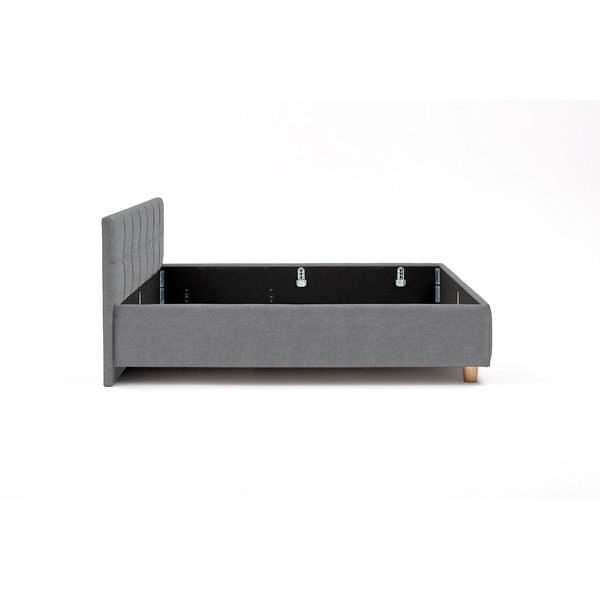 Letto matrimoniale grigio-blu con contenitore , 160 x 200 cm Leda - ProSpánek-image-4