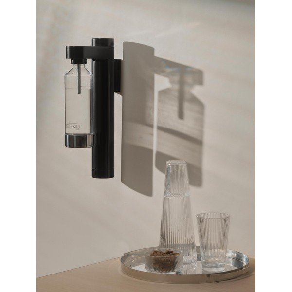 Set per bevande gassate nera in acciaio inox Brus – Stelton-image-1