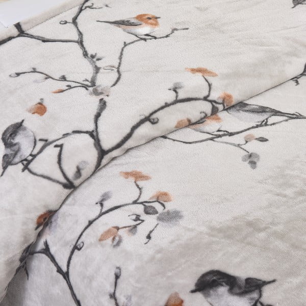 Set copripiumino e federa grigio in micropile per letto singolo 140x200 cm Ronja – My House-image-1