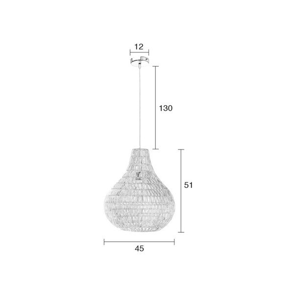 Apparecchio da soffitto bianco Caduta del cavo - Zuiver-image-1
