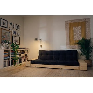 Divano letto grigio scuro 244 cm Base - Karup Design