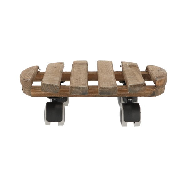 Supporto rotante per vaso in legno ø 29 cm (altezza totale 8 cm) Indoor – Esschert Design-image-2