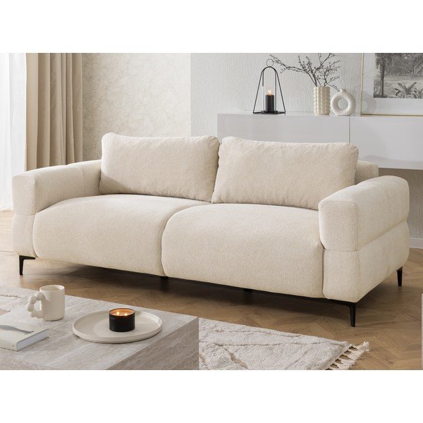 Divano color crema 217 cm Helio – Ropez-image-4