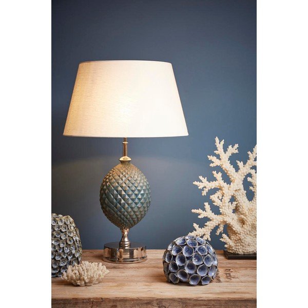 Gamba della lampada blu 62 cm Labech - Côté Table-image-1