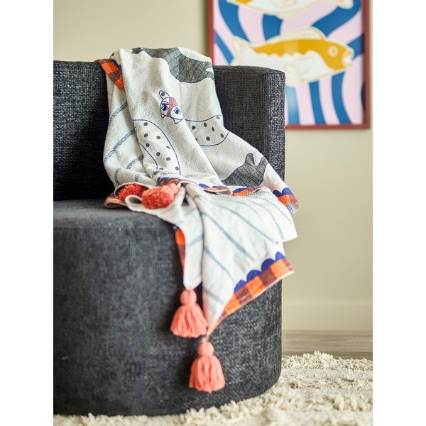 Coperta in misto cotone 130x155 cm Missy – Bloomingville-image-1