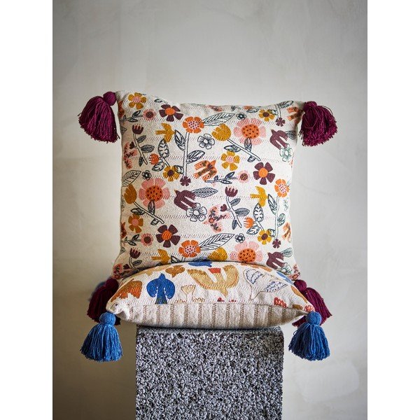 Cuscino decorativo in misto cotone 45x45 cm Vivielle – Bloomingville-image-1