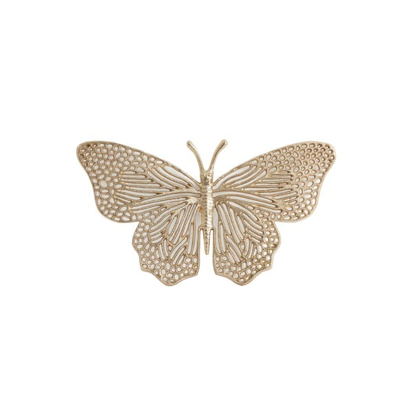 Decorazione murale in metallo 41x23 cm Butterfly - Light & Living