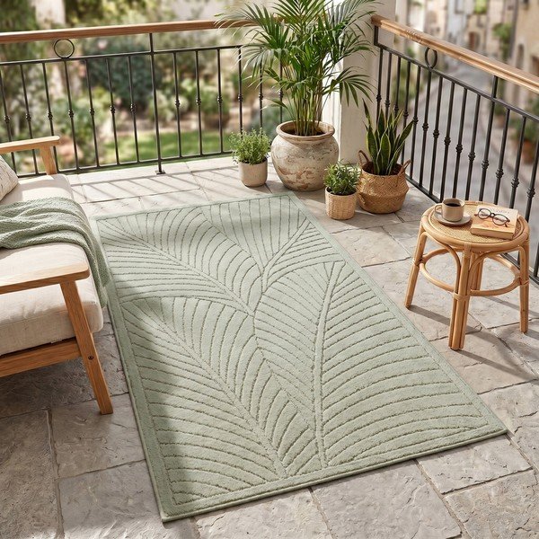 Passatoia da interno ed esterno verde 80x250 cm Nova 1203 – Ayyildiz Carpets-image-1