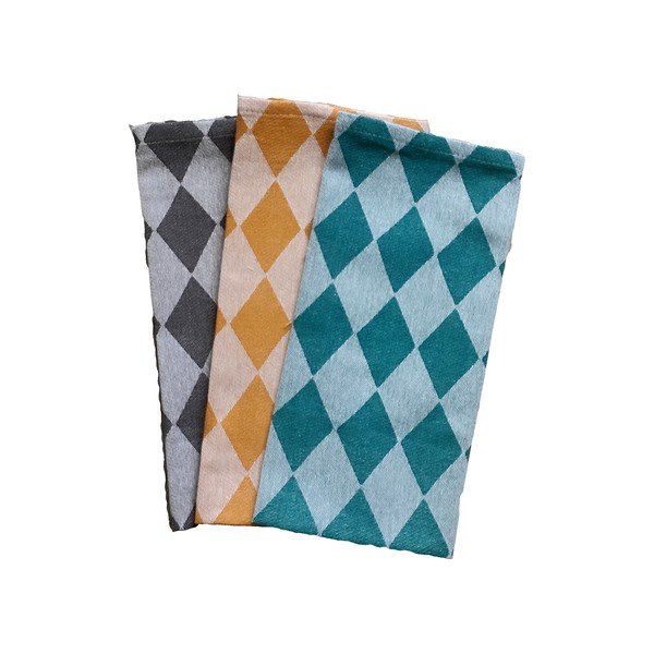 Asciugamani in cotone in set da 3 70x50 cm Geometry - JAHU collections